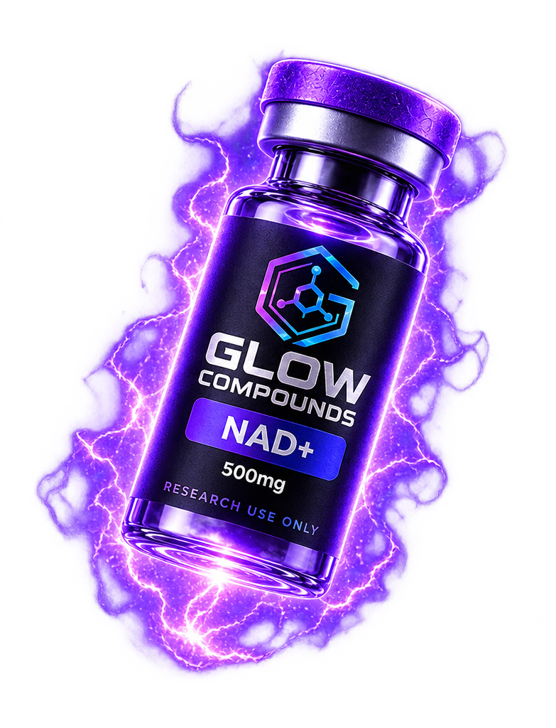 NAD+ research peptide vial